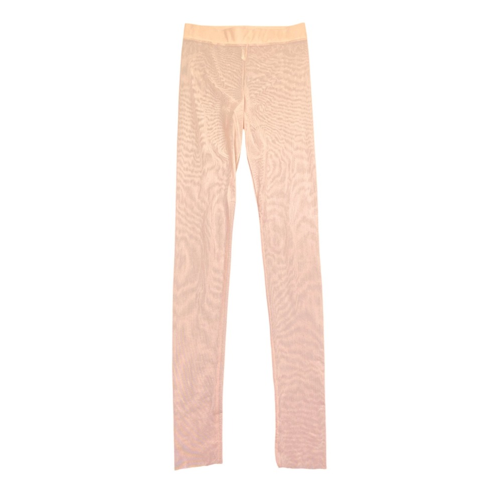 Intimately Free People Sheer Mesh Leggings Peach Nude Skinny OB591736 Size XS
